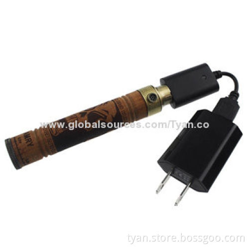 China Wholesale Huge Vapor Puffs K Fire Vaporizer Starter Kit, 1,100mAh Real Wood Spinner Battery